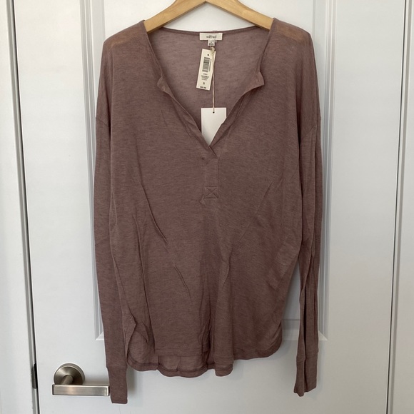 Wilfred Tops - Aritzia wilfred quarry Cournot top sz small new
